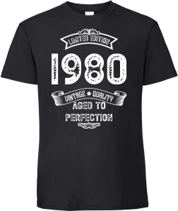 Geburtstag Limited Edition T-Shirt (mit Wunsch Jahr) Unisex